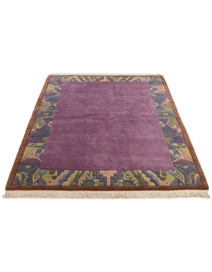 Detail image of 5' 9 x 7' 8 Hand Knotted Nepal Wool Rug