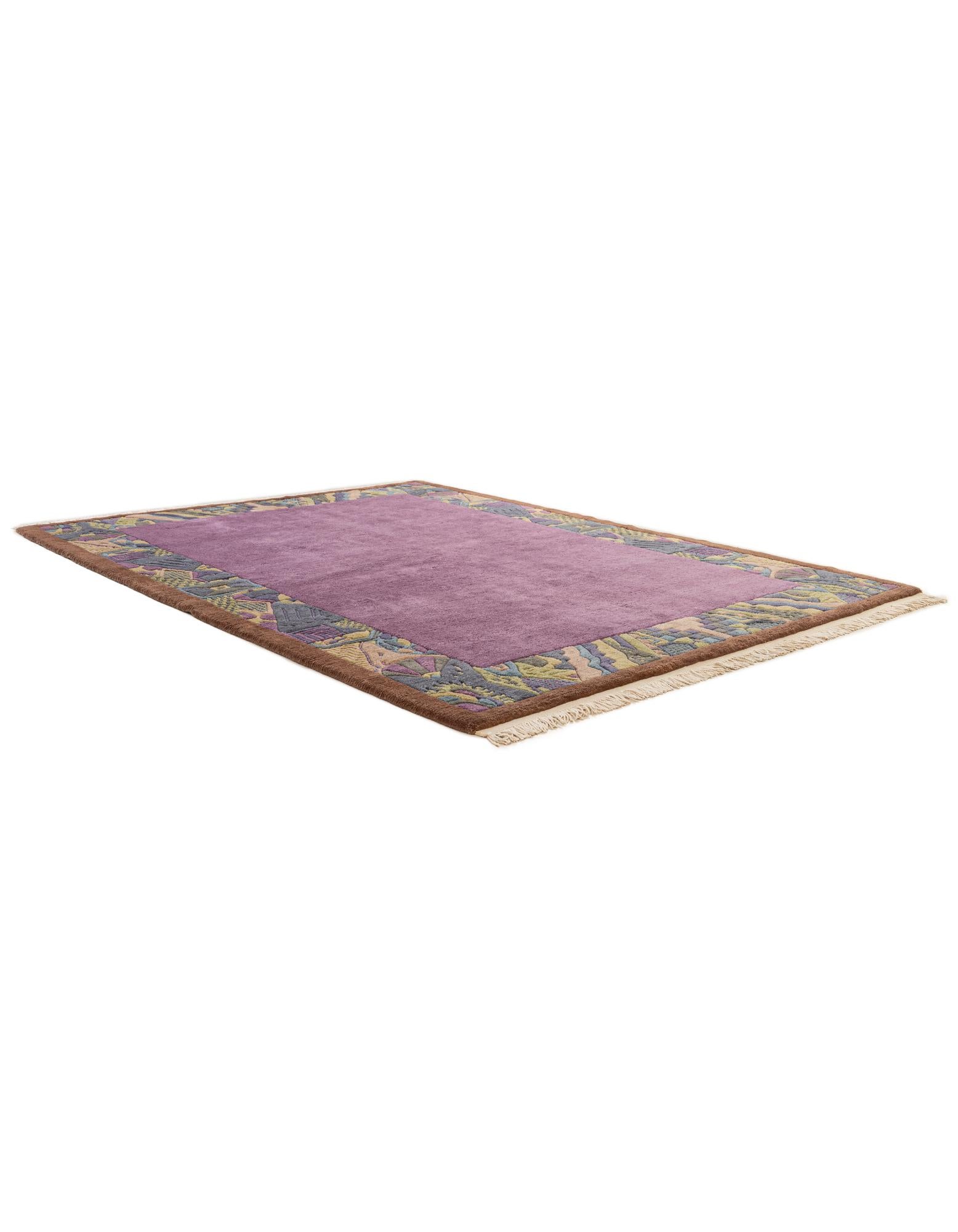 5' 9 x 7' 8 Hand Knotted Nepal Wool Rug