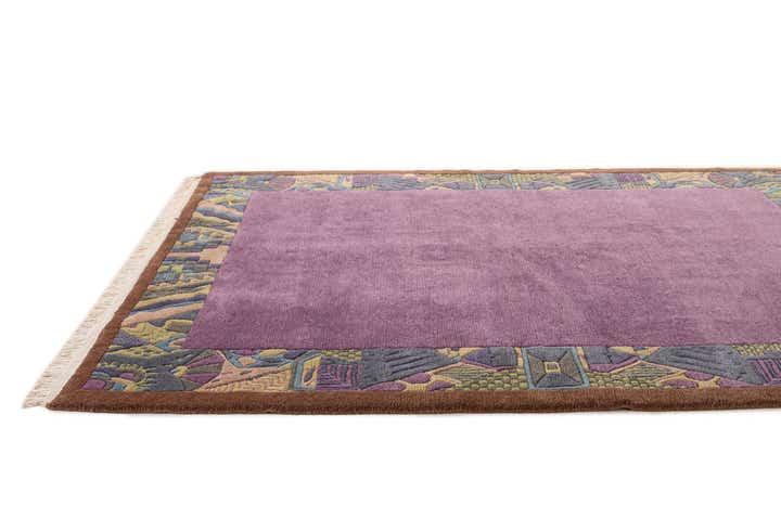 5' 9 x 7' 8 Hand Knotted Nepal Wool Rug