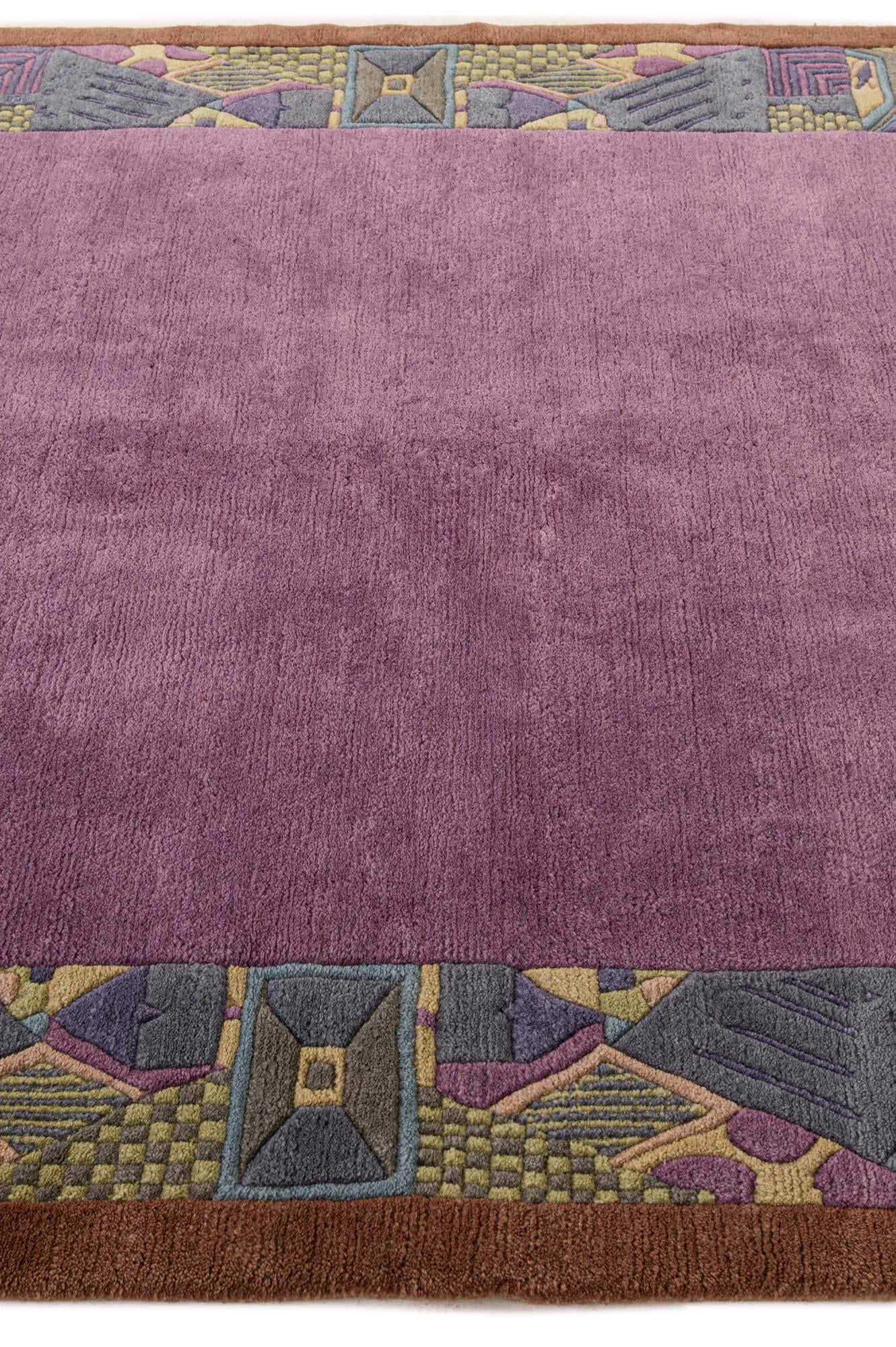5' 9 x 7' 8 Hand Knotted Nepal Wool Rug
