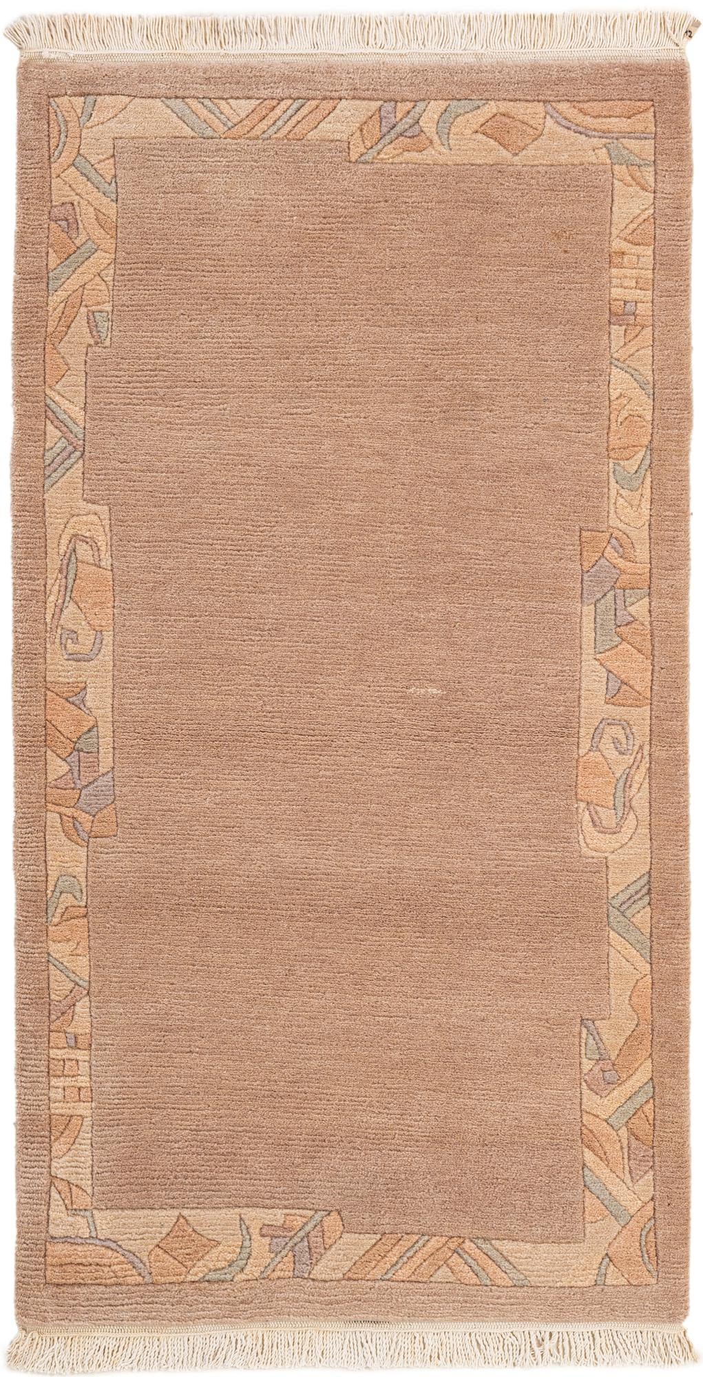 2' 6 x 4' 9 Hand Knotted Nepal Wool Rug