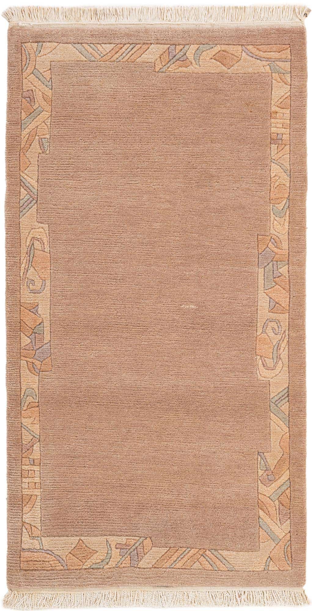 2' 6 x 4' 9 Hand Knotted Nepal Wool Rug