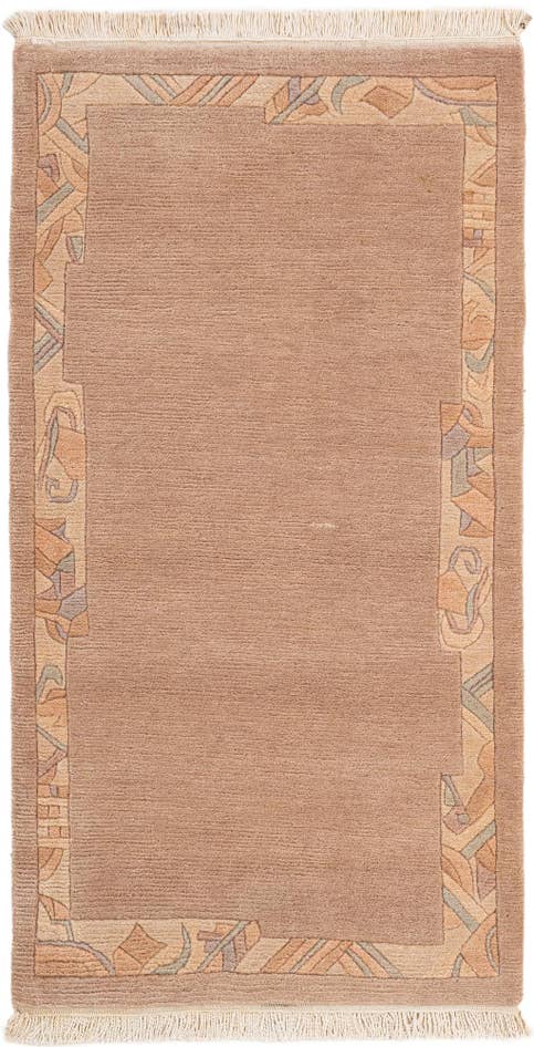Detail image of 2' 6 x 4' 9 Hand Knotted Nepal Wool Rug