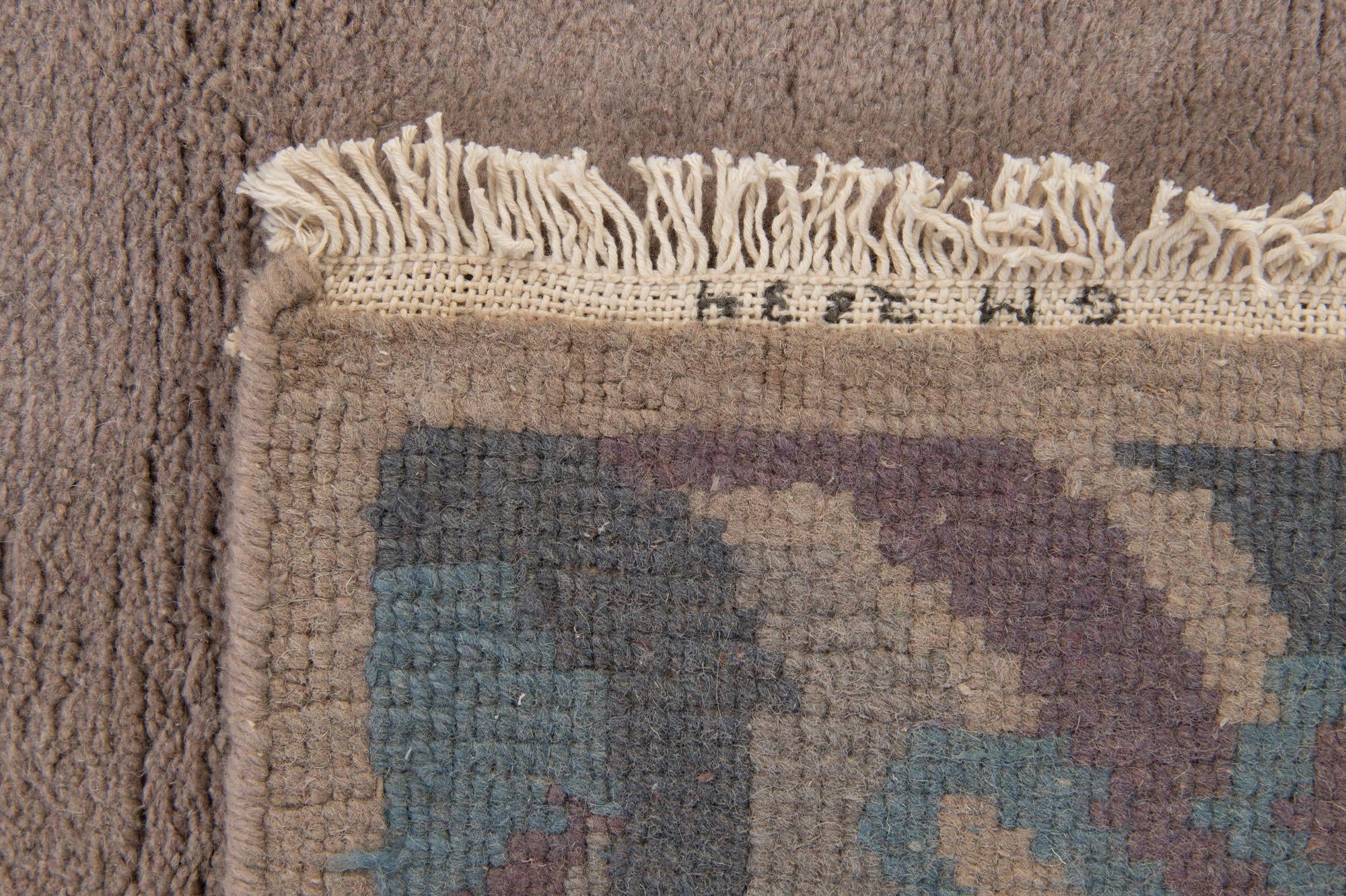 4' x 5' 10 Hand Knotted Nepal Wool Rug