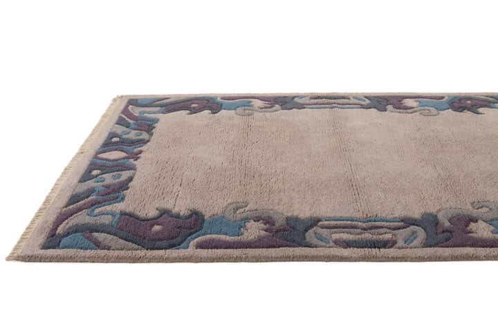 4' x 5' 10 Hand Knotted Nepal Wool Rug