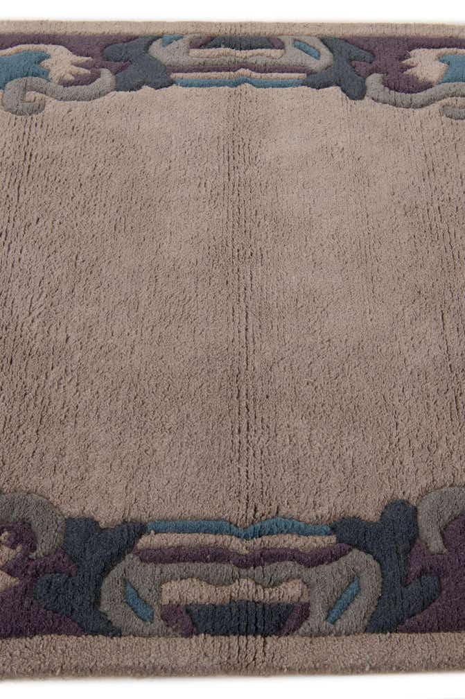 4' x 5' 10 Hand Knotted Nepal Wool Rug