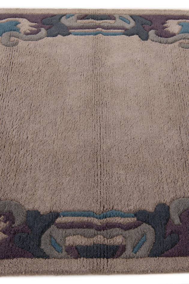 Detail image of 4' x 5' 10 Hand Knotted Nepal Wool Rug