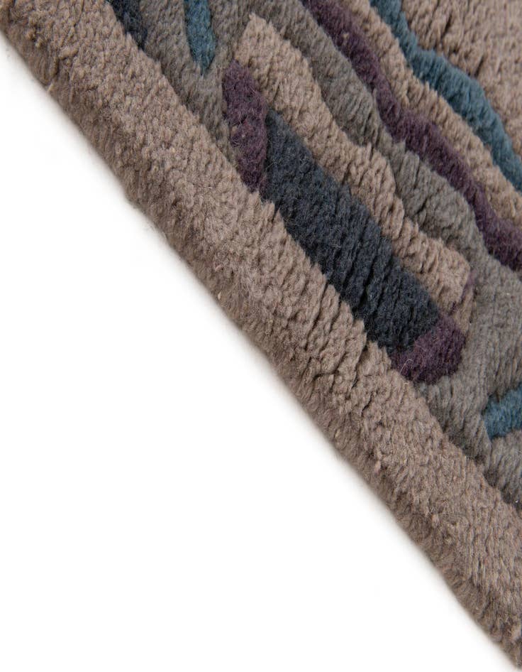 Detail image of 4' x 5' 10  Hand Knotted Nepal Wool Rug