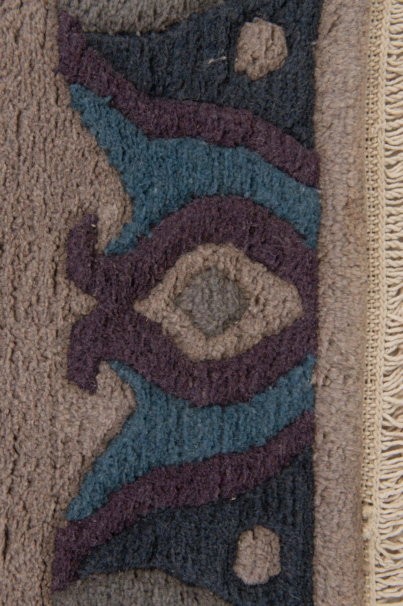 4' x 5' 10 Hand Knotted Nepal Wool Rug