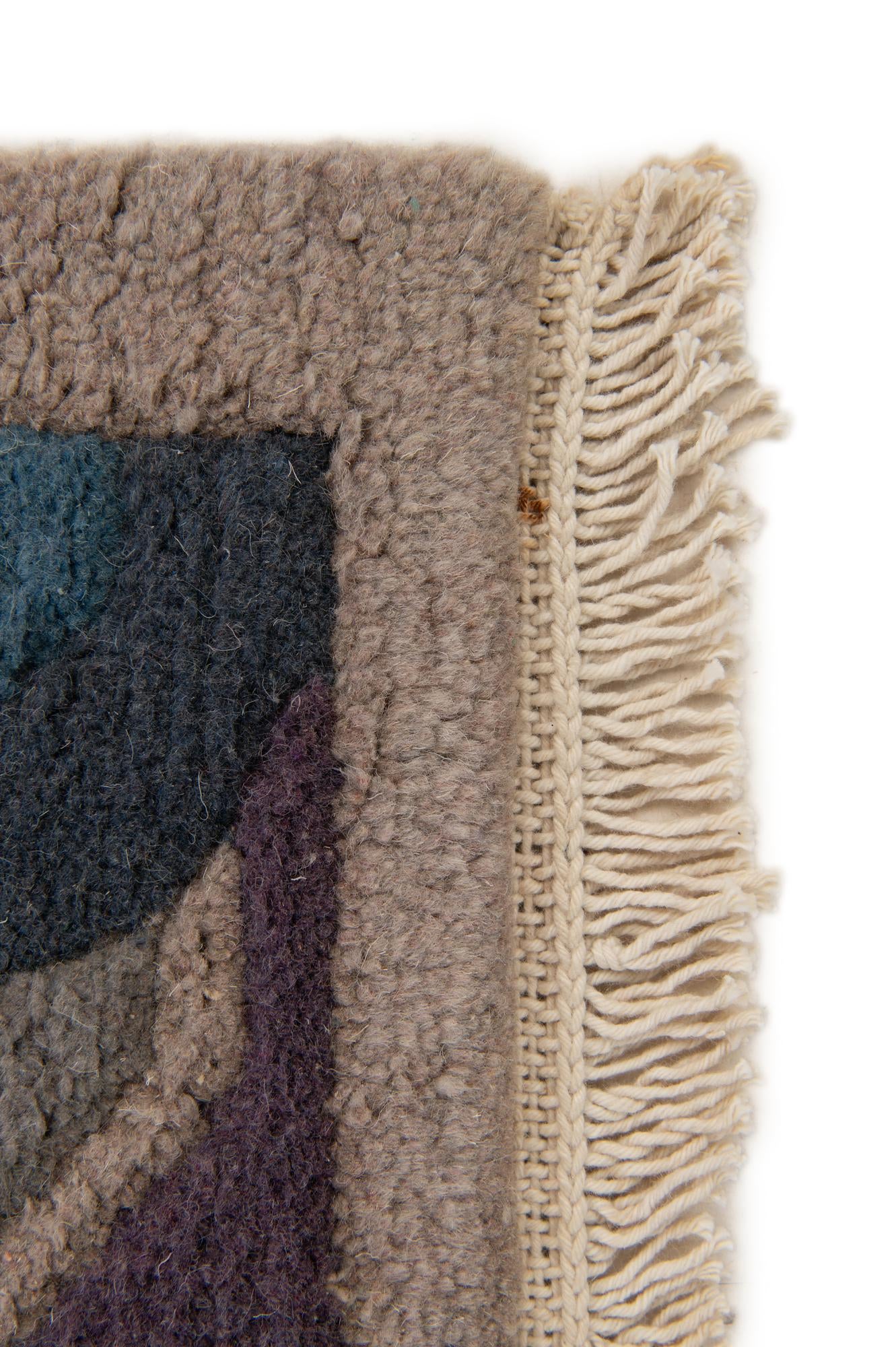 4' x 5' 10 Hand Knotted Nepal Wool Rug