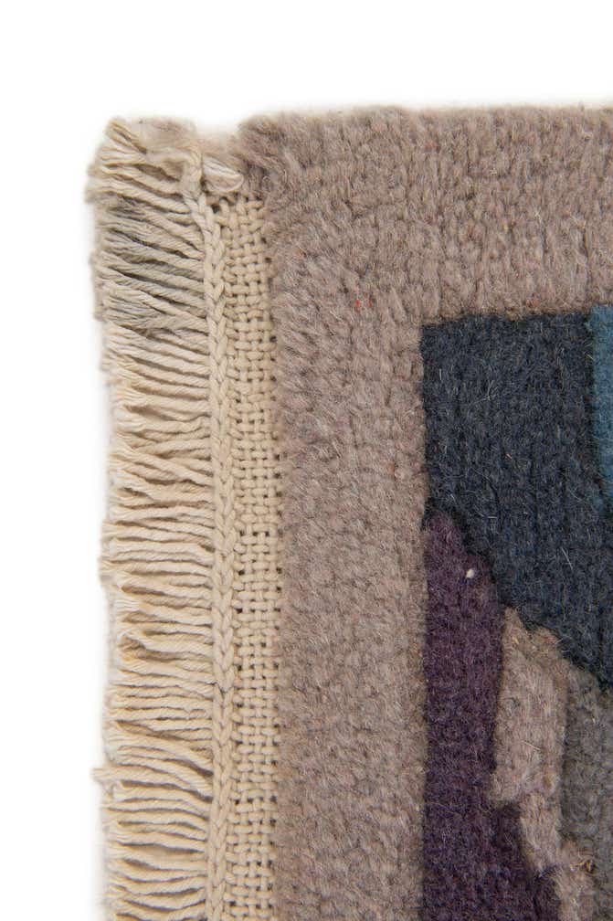 4' x 5' 10 Hand Knotted Nepal Wool Rug