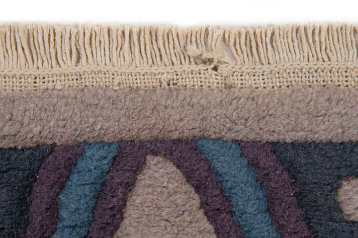 4' x 5' 10 Hand Knotted Nepal Wool Rug