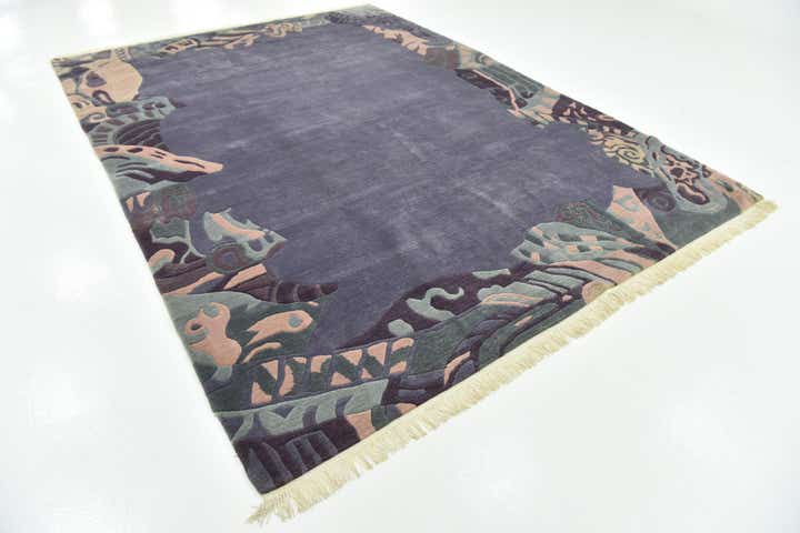 8' 3 x 11' Hand Knotted Nepal Wool Rug