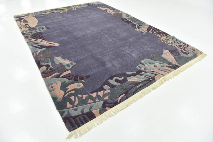 Detail image of 8' 3 x 11' Hand Knotted Nepal Wool Rug