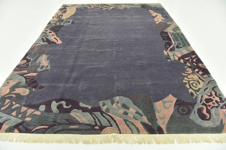 Detail image of 8' 3 x 11' Hand Knotted Nepal Wool Rug