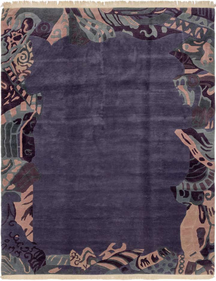 8' 3 x 11' Hand Knotted Nepal Wool Rug