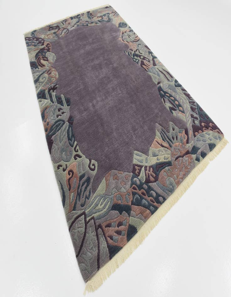 Detail image of 6' 6 x 10'  Hand Knotted Nepal Wool Rug