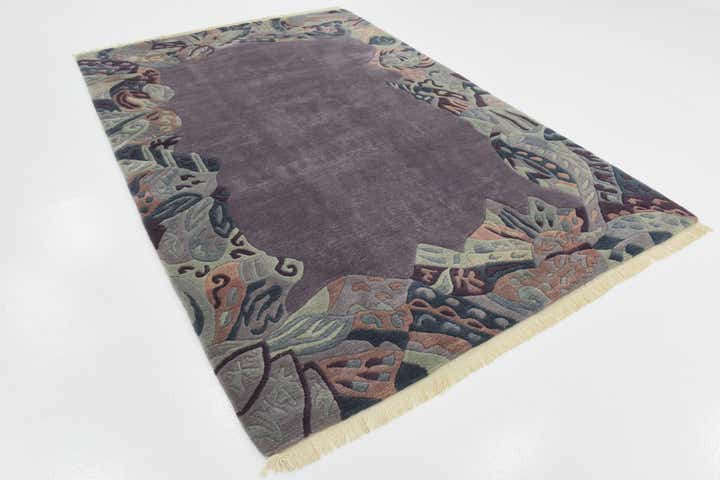 6' 6 x 10' Hand Knotted Nepal Wool Rug