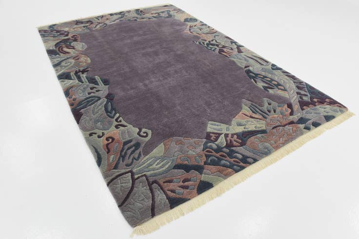 Detail image of 6' 6 x 10' Hand Knotted Nepal Wool Rug