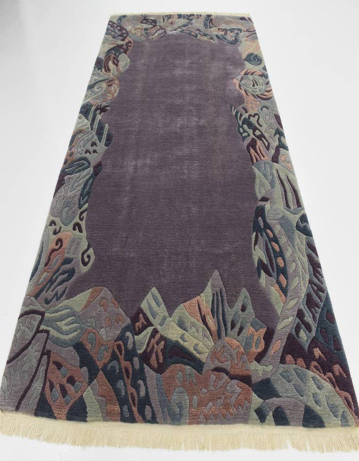 Detail image of 6' 6 x 10'  Hand Knotted Nepal Wool Rug