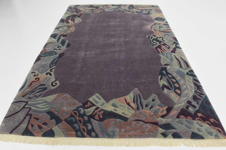 6' 6 x 10' Hand Knotted Nepal Wool Rug