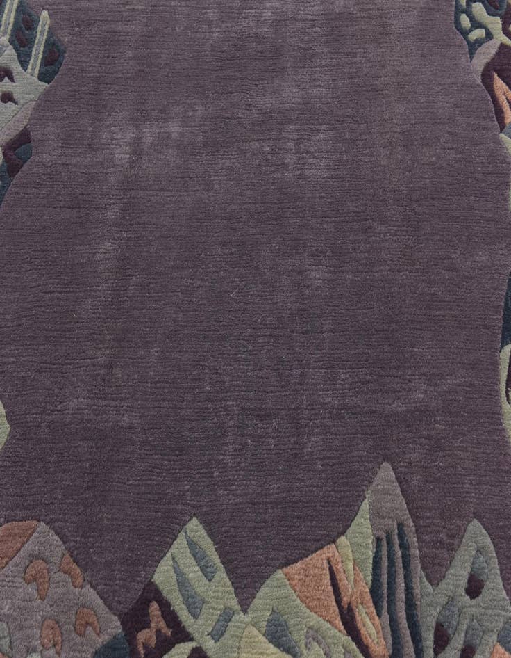 Detail image of 6' 6 x 10'  Hand Knotted Nepal Wool Rug
