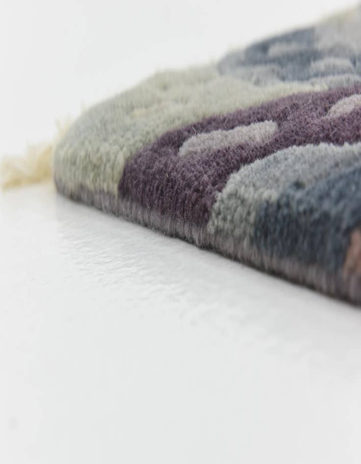 Detail image of 6' 6 x 10'  Hand Knotted Nepal Wool Rug