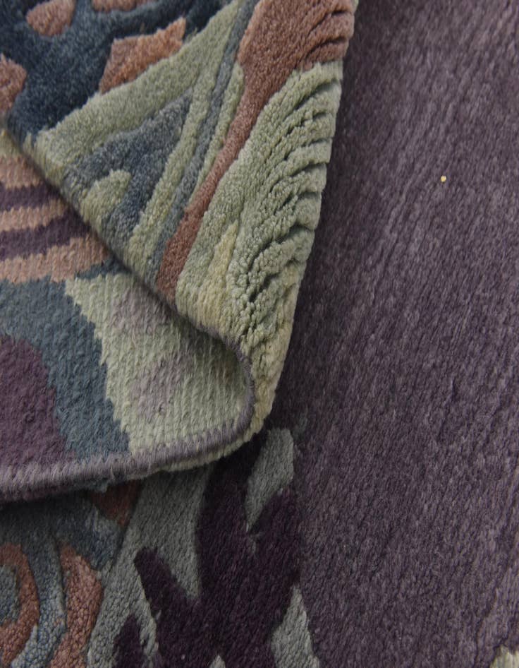 Detail image of 6' 6 x 10'  Hand Knotted Nepal Wool Rug