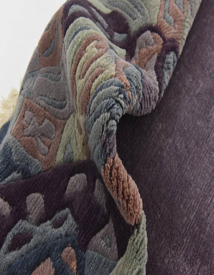 Detail image of 6' 6 x 10'  Hand Knotted Nepal Wool Rug