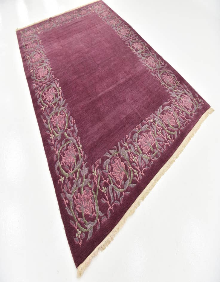 Detail image of 7' 8 x 10' 10 Hand Knotted Nepal Wool Rug