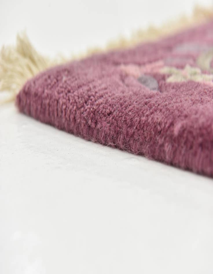 Detail image of 7' 8 x 10' 10 Hand Knotted Nepal Wool Rug