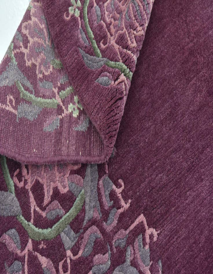 Detail image of 7' 8 x 10' 10 Hand Knotted Nepal Wool Rug