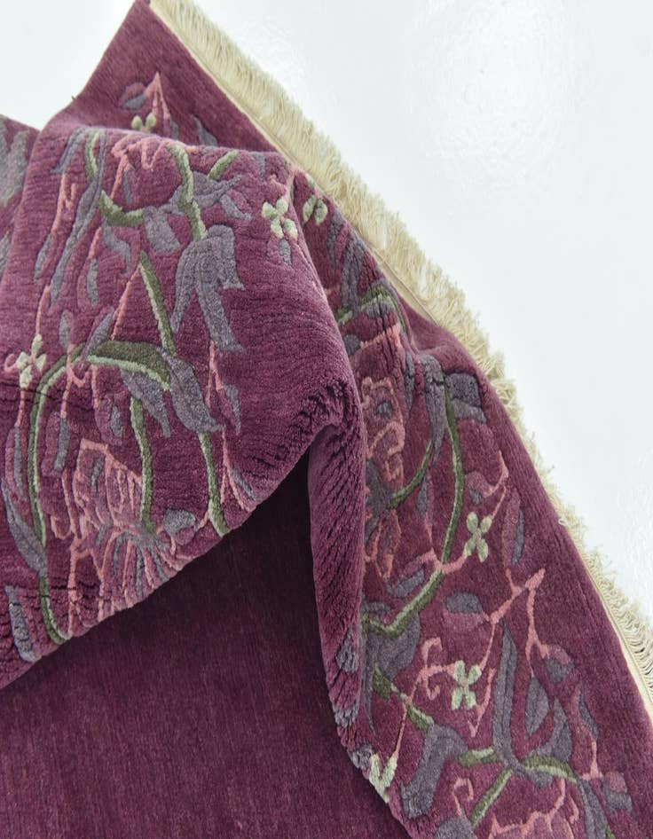 Detail image of 7' 8 x 10' 10 Hand Knotted Nepal Wool Rug