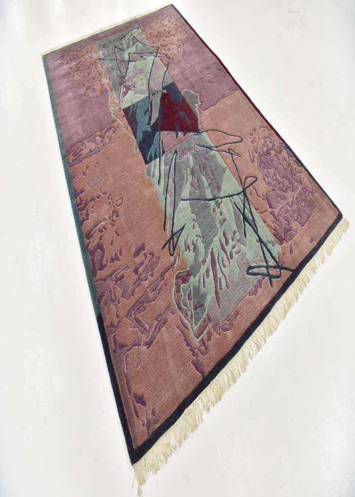 6' 8 x 9' 10 Hand Knotted Nepal Wool Rug