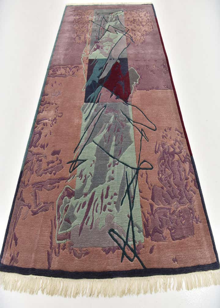 6' 8 x 9' 10 Hand Knotted Nepal Wool Rug