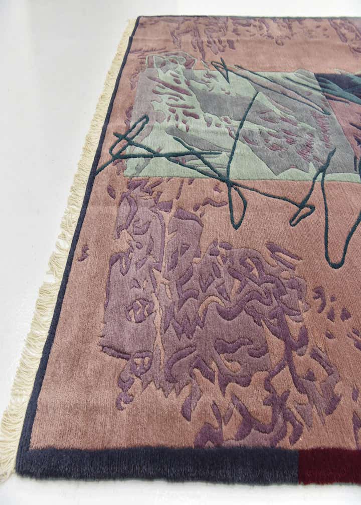 6' 8 x 9' 10 Hand Knotted Nepal Wool Rug