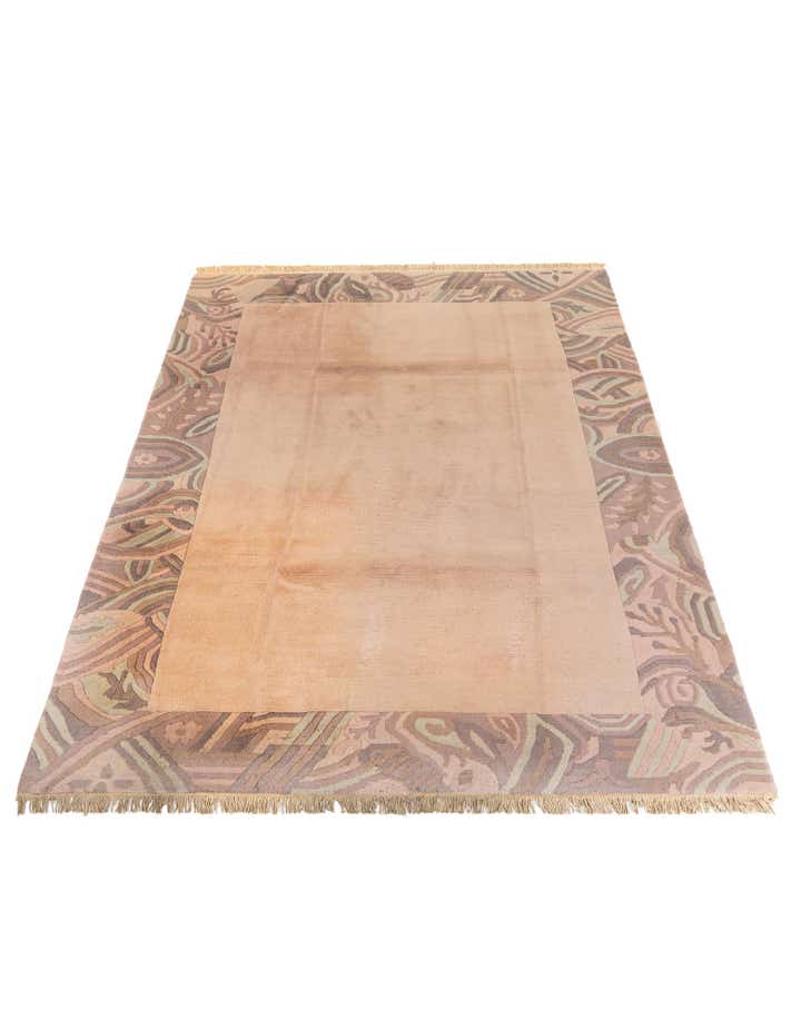 6' 6 x 9' 11 Hand Knotted Nepal Wool Rug