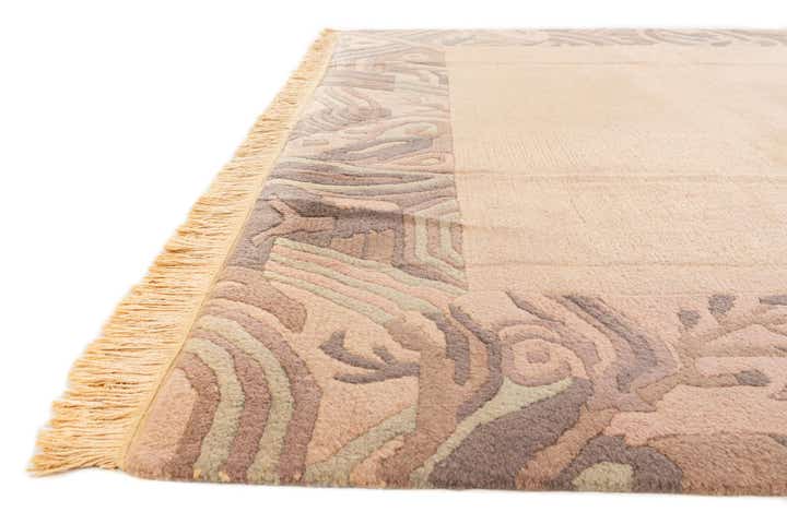 6' 6 x 9' 11 Hand Knotted Nepal Wool Rug