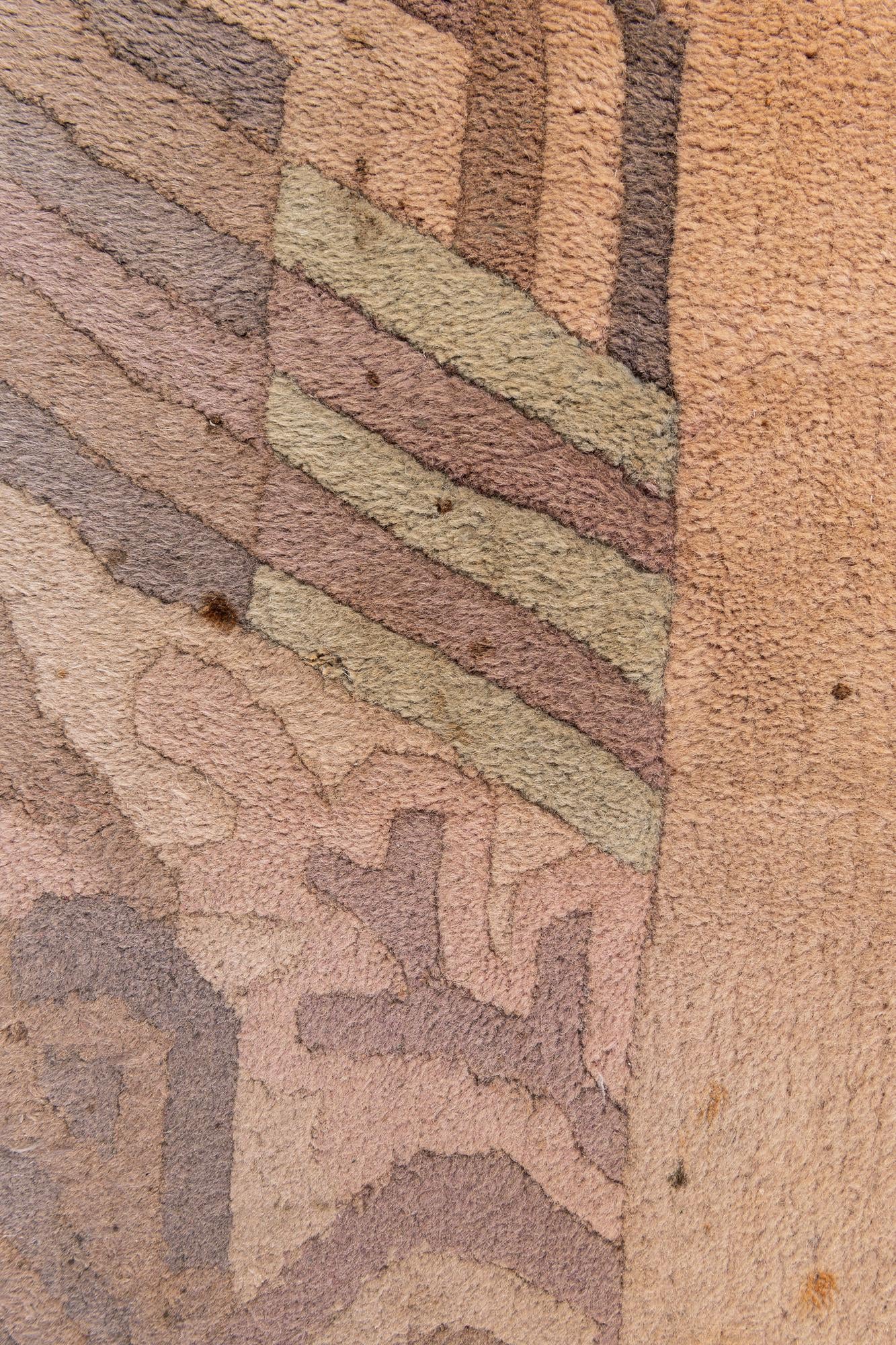 6' 6 x 9' 11 Hand Knotted Nepal Wool Rug