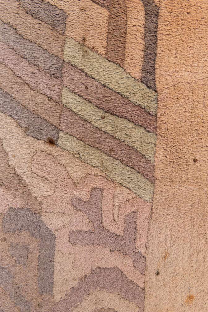 6' 6 x 9' 11 Hand Knotted Nepal Wool Rug