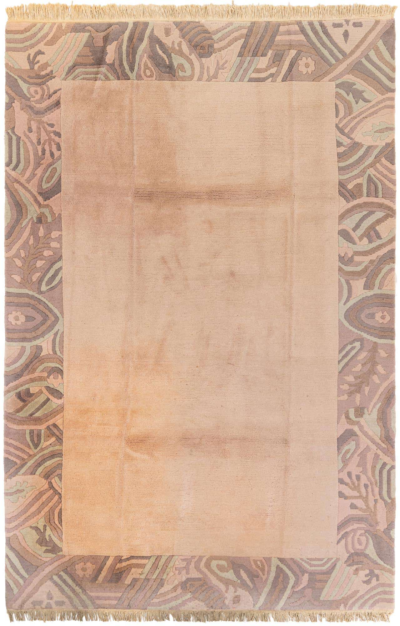 6' 6 x 9' 11 Hand Knotted Nepal Wool Rug