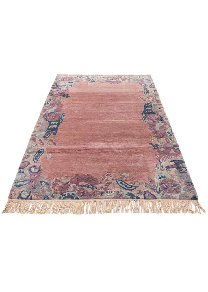 4' 2 x 5' 10 Hand Knotted Nepal Wool Rug