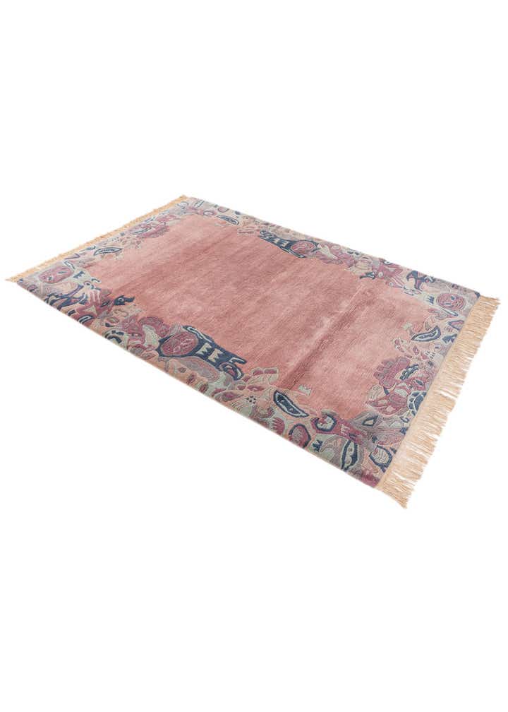4' 2 x 5' 10 Hand Knotted Nepal Wool Rug