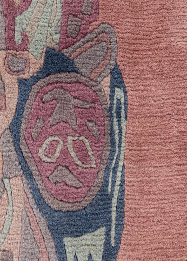 4' 2 x 5' 10 Hand Knotted Nepal Wool Rug