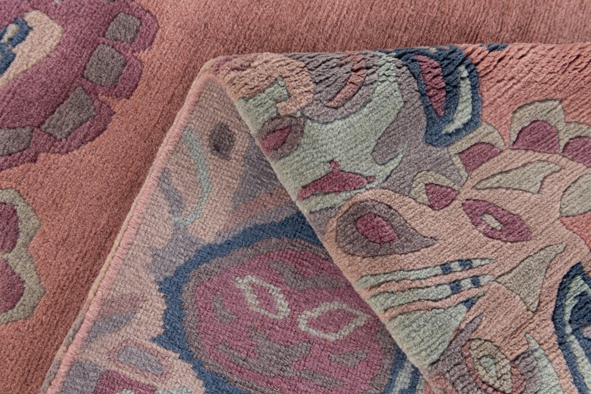 4' 2 x 5' 10 Hand Knotted Nepal Wool Rug