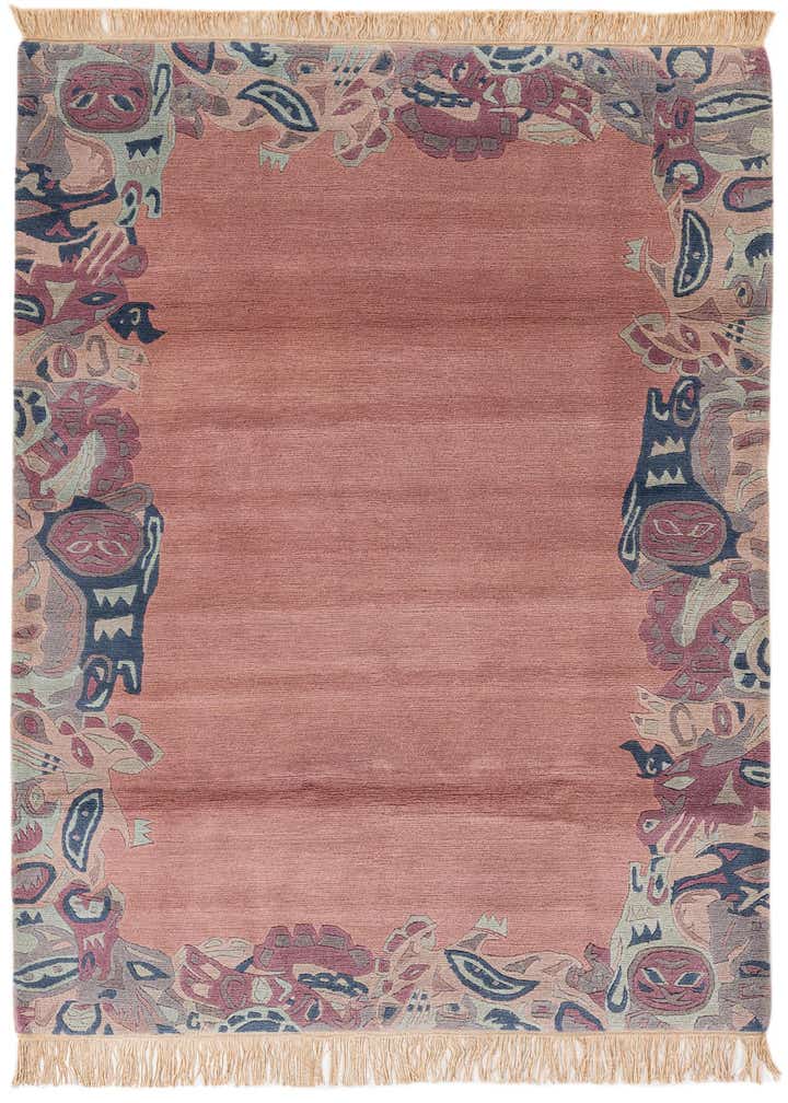 4' 2 x 5' 10 Hand Knotted Nepal Wool Rug