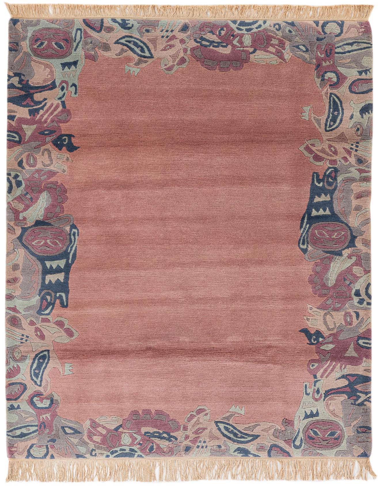 4' 2 x 5' 10 Hand Knotted Nepal Wool Rug