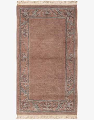 2' 6 x 4' 5 Hand Knotted Nepal Wool Rug