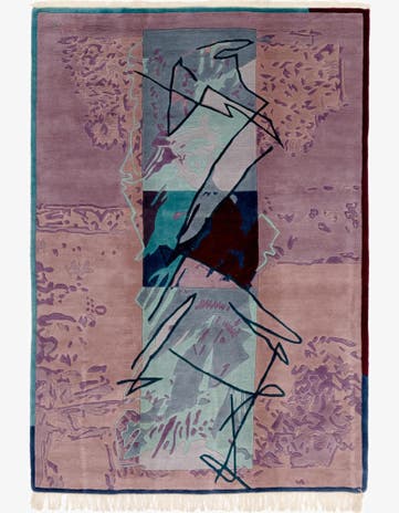 6' 8 x 9' 7 Hand Knotted Nepal Wool Rug