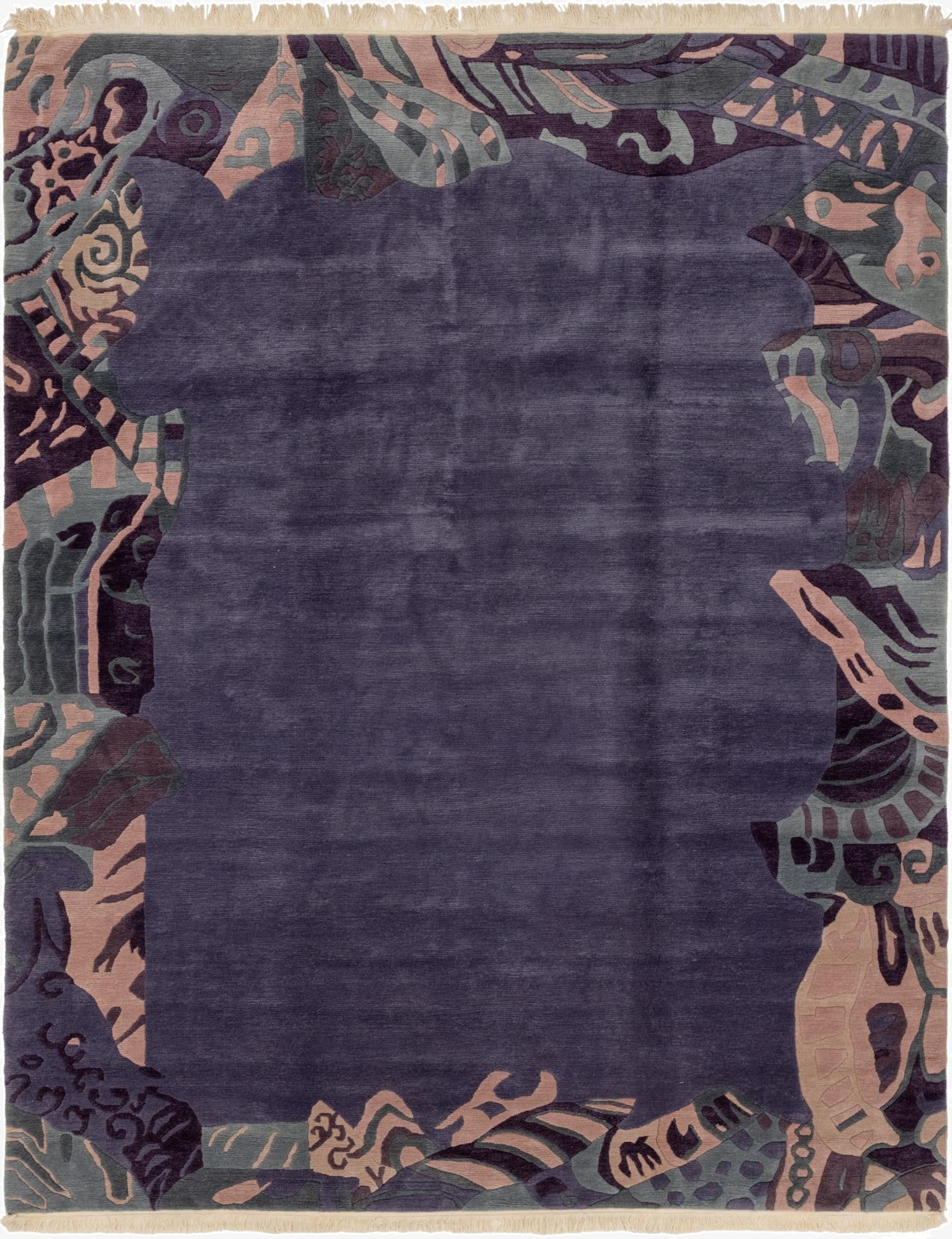 8' 3 x 11' Hand Knotted Nepal Wool Rug